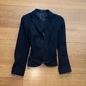 Theory Wool Belted Blazer